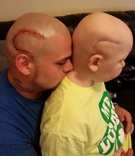Dad goes to incredible lengths to help son feel