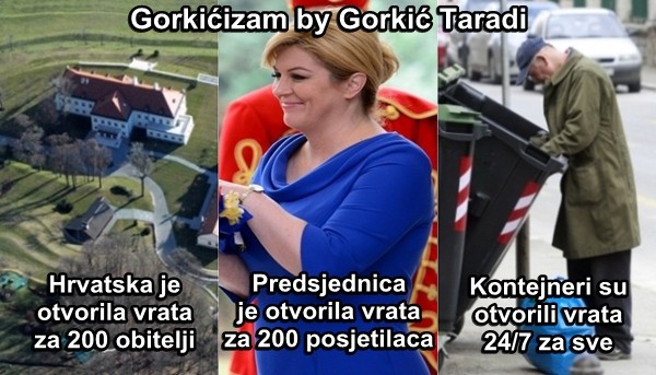 Hrvatska je otvorila vrata za 200 obitelji! Predsjednica je otvorila vrata za 200 posjetilaca! Kontejneri su otvoreni 24/7 za sve!