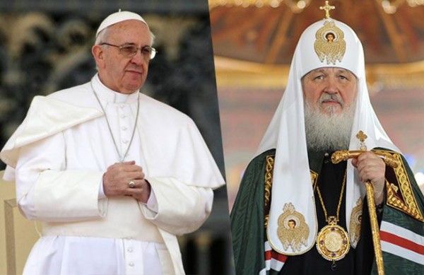papa Franjo i ruski patrijarh Kiril