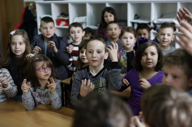razred šestogodišnjeg Zejda Ćoralića iz Sarajeva