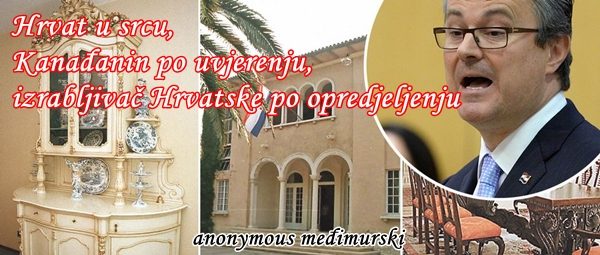 Hrvat u srcu, Kanađanin po uvjerenju, izrabljivač Hrvatske po opredjeljenju