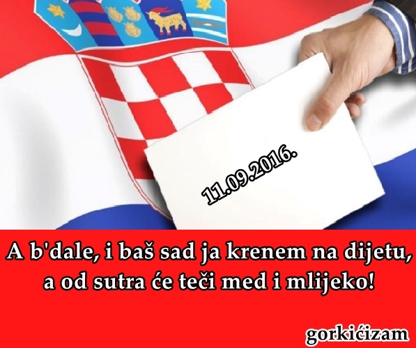 A b'dale, i baš sad ja krenem na dijetu, a od sutra će teči med i mlijeko!