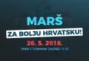 Marš za bolju Hrvatsku 2018.