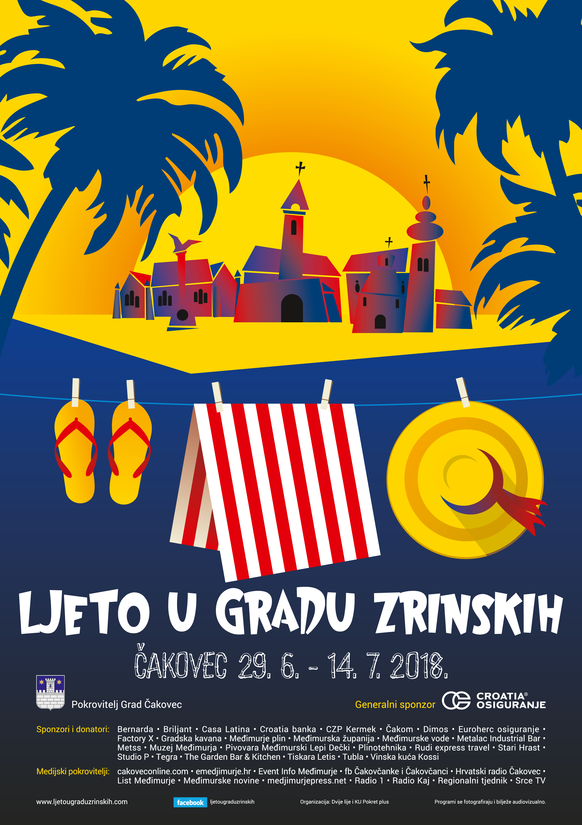 Detaljan program Ljeta u gradu Zrinskih 2018.