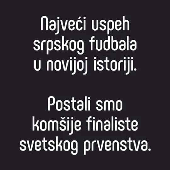 Srbi se ponose što su susjedi finaliste Svjetskog prvenstva