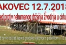 Prosvjed protiv nehumanog držanja životinja u cirkusu