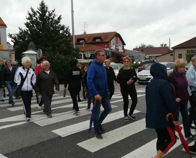 Dražen Srpak u protestnoj šetnji zbog tranzitnog prometa kroz Mursko Središće