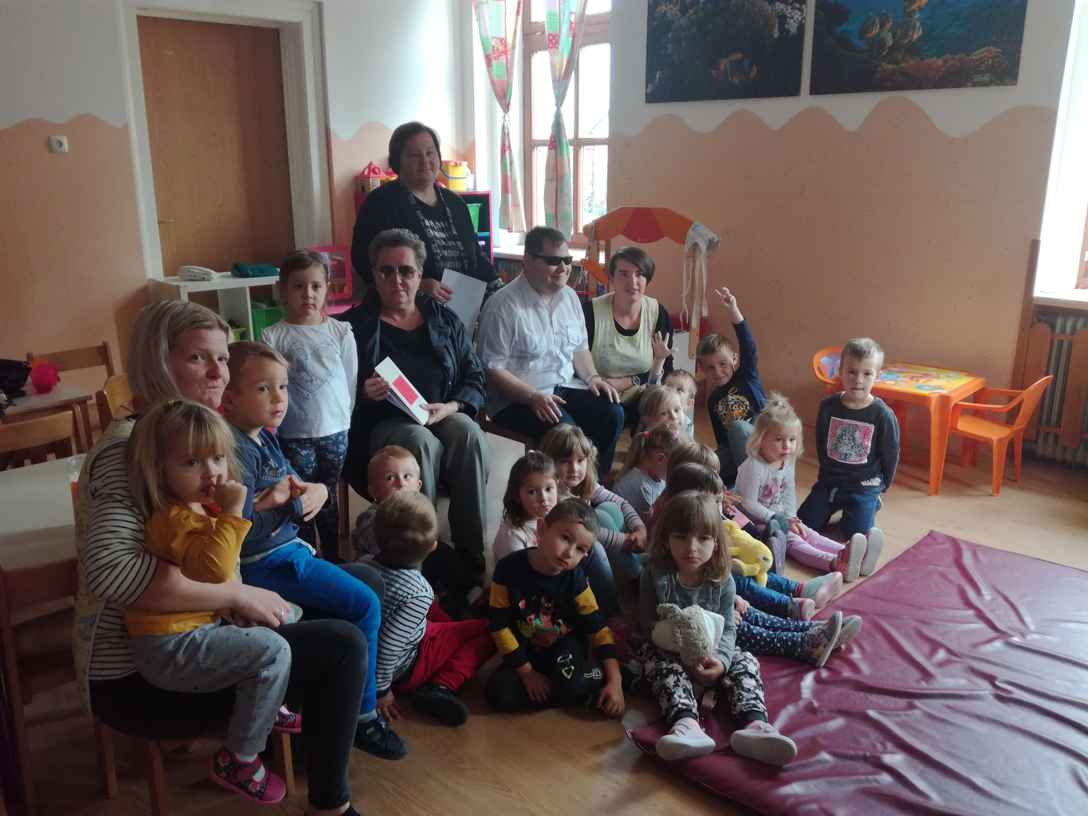 Iz Udruge slijepih MŽ posjetili dječji vrtić 