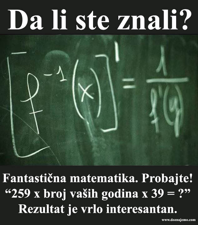 Jeste li znali da ...