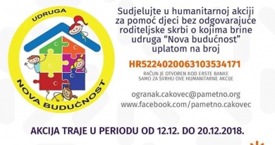 Akcija "Topli dom" za štićenike doma "Nova budućnost" iz Varaždina