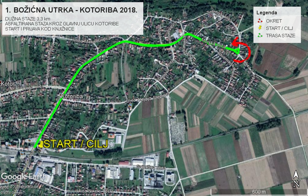 Kotoripski begači pozivaju na noćnu božićnu utrku