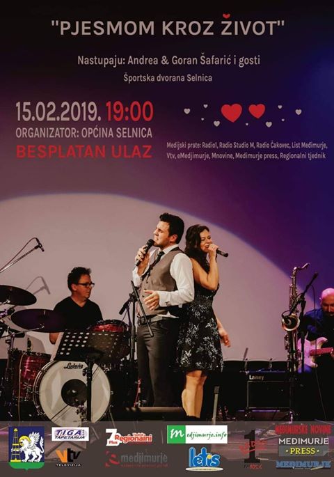 Općina Selnica poklanja koncert Andreje i Gorana Šafarić za Valentinovo