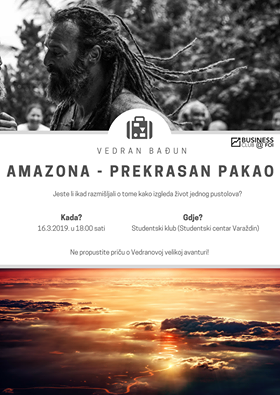 Poziv na predavanje: Amazona - prekrasan pakao