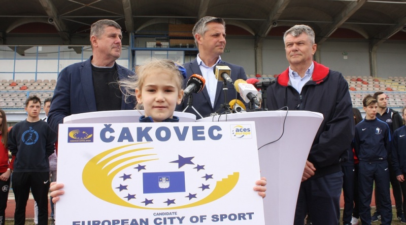 Čakovec proglašen Europskim gradom sporta 2020. godine