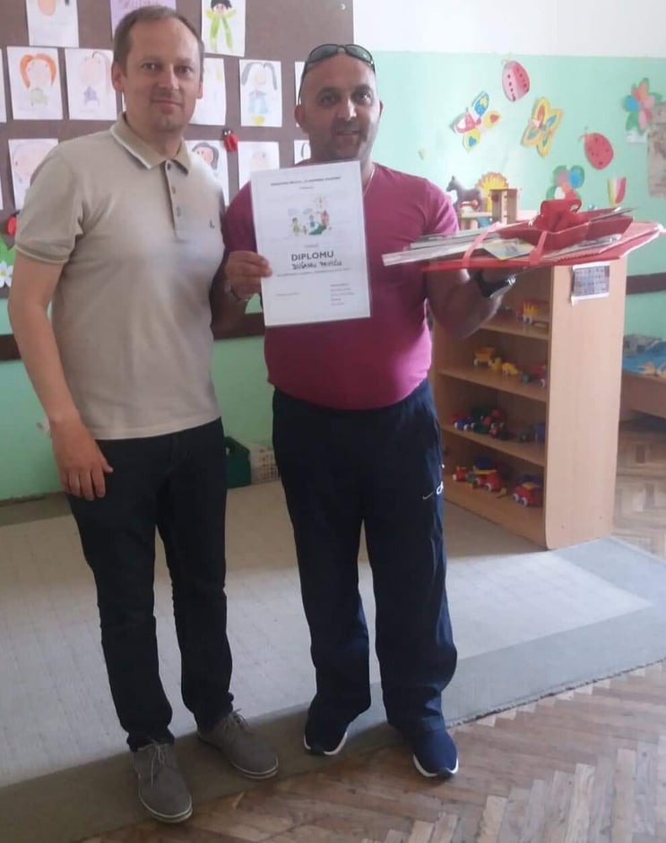 ravnatelj Bruno Matotek i Dušan Pavić