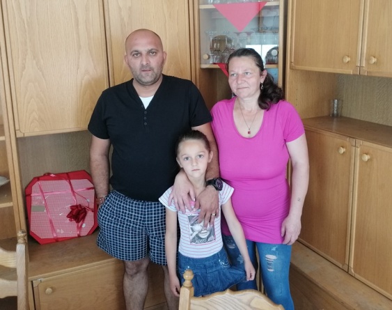 Sara, Zdenkica i Dušan Pavić