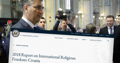 State Department: u Hrvatskoj raste netolerancija