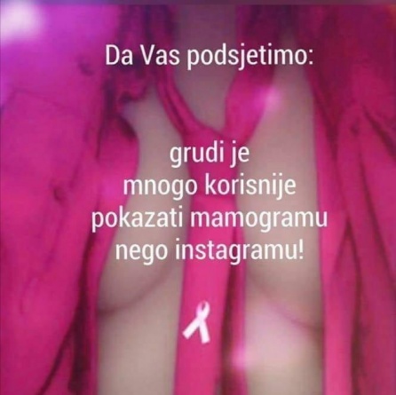 Listopad – mjesec borbe protiv raka dojke