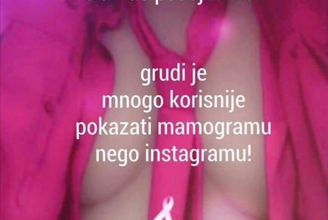 Listopad – mjesec borbe protiv raka dojke