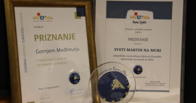 Međimurju, jedinom u Europi, treći put nagrada EDEN