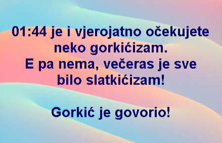 Danas je drugi dan Valentinova, druga rata ljubavi! Gorkić je govorio!