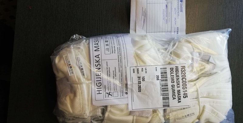 Donacija zaštitnih maski Društvu multiple skleroze Međimurske županije