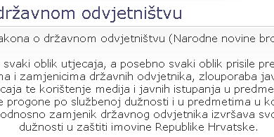 Objava na stranici DORH-a treba podrazumijevati i sljedeće