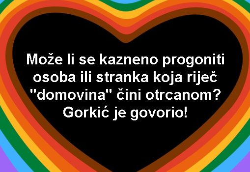 Može li se kazneno progoniti osoba ili stranka koja riječ 
