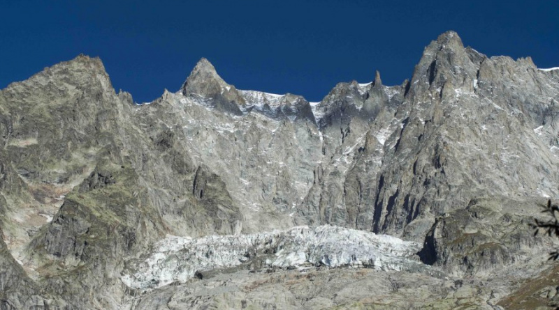 Ledenjak Panpincieux na Mont Blancu