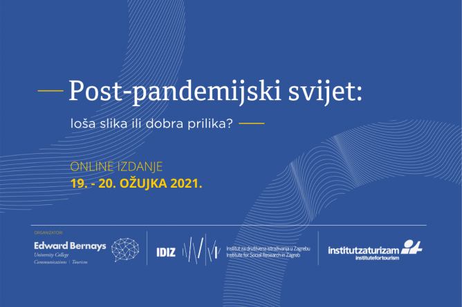 Znanstvenici i stručnjaci na Communication Management Forumu 2021 raspravljat će o post-pandemijskom svijetu