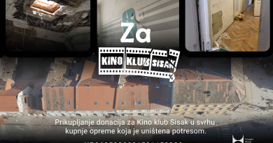 OMOGUĆIMO DALJNJI RAD MLADIM FILMAŠIMA IZ SISKA
