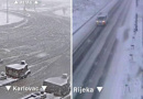Snježni kaos na autocestama: Sudari na A1, A2, A6 i obilaznici