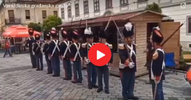 VIDEO: Varaždinska garda se malo izgubila u prostoru i vremenu