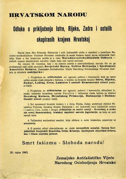 Istra i Dalmacija na današnji dan vraćene Hrvatskoj
