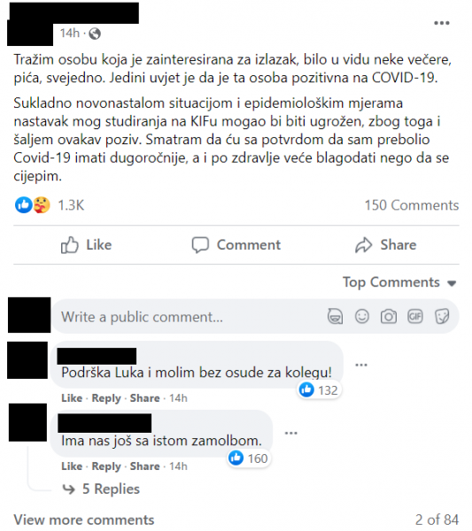 Studenti sa Save ozbiljno traže korona pozitivne ljude da se zaraze i dobiju covid potvrde