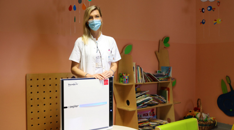 Zepter Hrvatska donirala Therapy Air pročišćivač zraka KBC Sestre Milosrdnice u Zagrebu