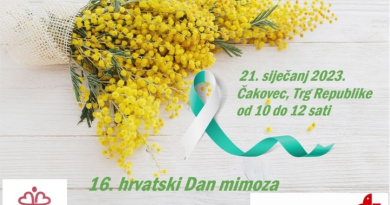 Dan mimoza obilježava se u subotu i u Čakovcu
