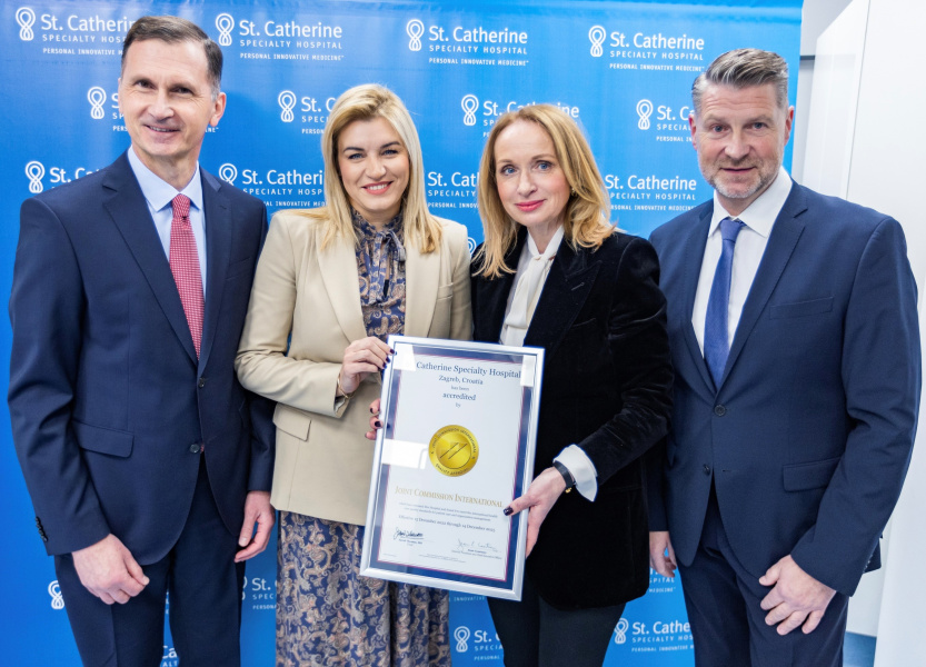 Joint Commission International (JCI) dodijelio je Specijalnoj bolnici Sv. Katarina najznačajniju svjetsku akreditaciju u području zdravstva 