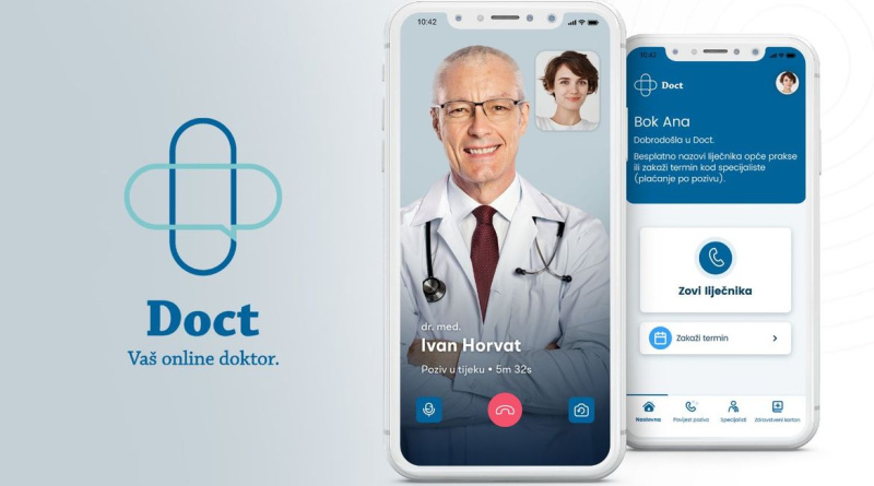 Doct - aplikacija koja omogućuje pristup liječniku 24 sata dnevno