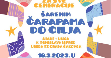 Vidimo se na humanitarnoj utrci “Šarenim čarapama do cilja”