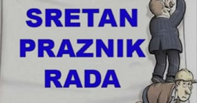 Ajmo se smijat na Praznik rada, sutra ćemo opet dalje plakat