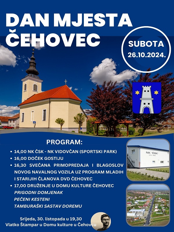 Dan mjesta Čehovec uz veselo druženje i nastup Vlatka Štampara