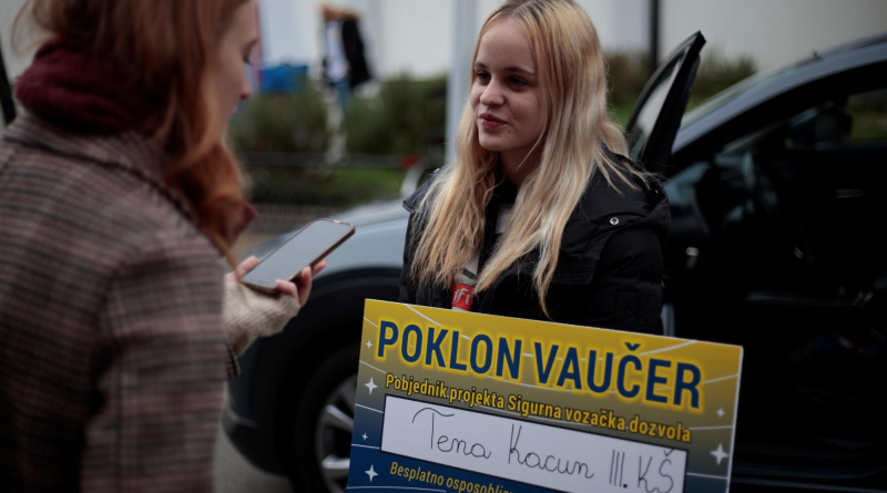 Tena Kacun osvojila "Sigurnu vozačku dozvolu"