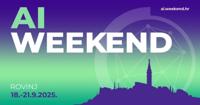 Nova lica umjetne inteligencije dolaze na AI.Weekend u Rovinj