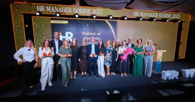 JGL, Addiko i Factory X najbolji poslodavci, a Ivana Topalović iz tvrtke Ergomed je dobitnica glavne nagrade HR Manager Godine