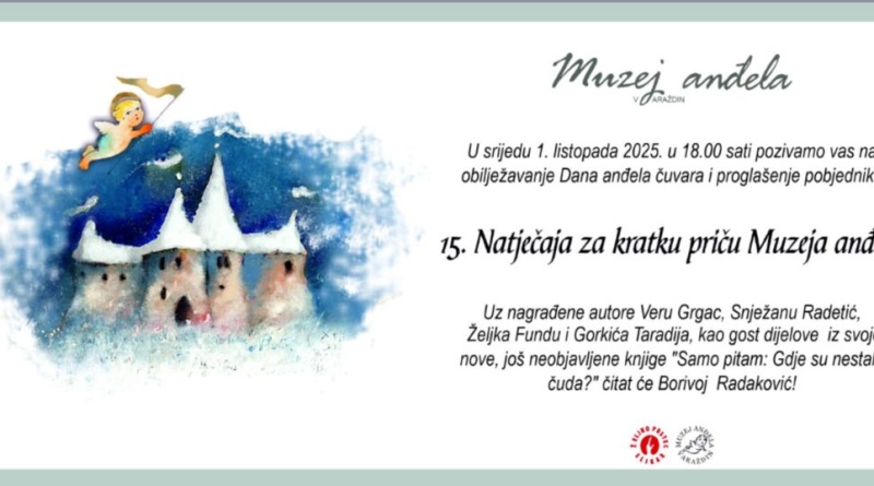 Poziv na svečano proglašenje pobjednika 15. Natječaja za kratku priču
