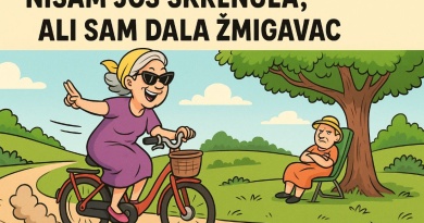 Nisam još skrenula, ali sam dala žmigavac