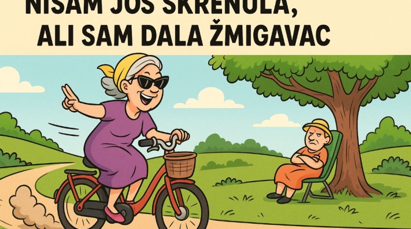 Nisam još skrenula, ali sam dala žmigavac
