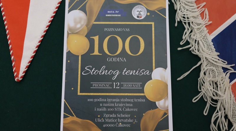 Stoljeće stolnog tenisa u Međimurju: Čakovec proslavio 100 godina tradicije