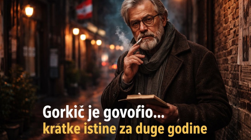Gorkić je govorio politički nekorektno, životno točno